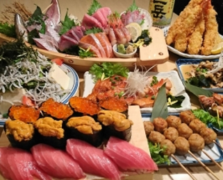 戸塚で海鮮と串焼きが評判の 大衆酒場 まる升